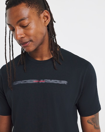 Under Armour Back Print Blur Logo T-Shirt