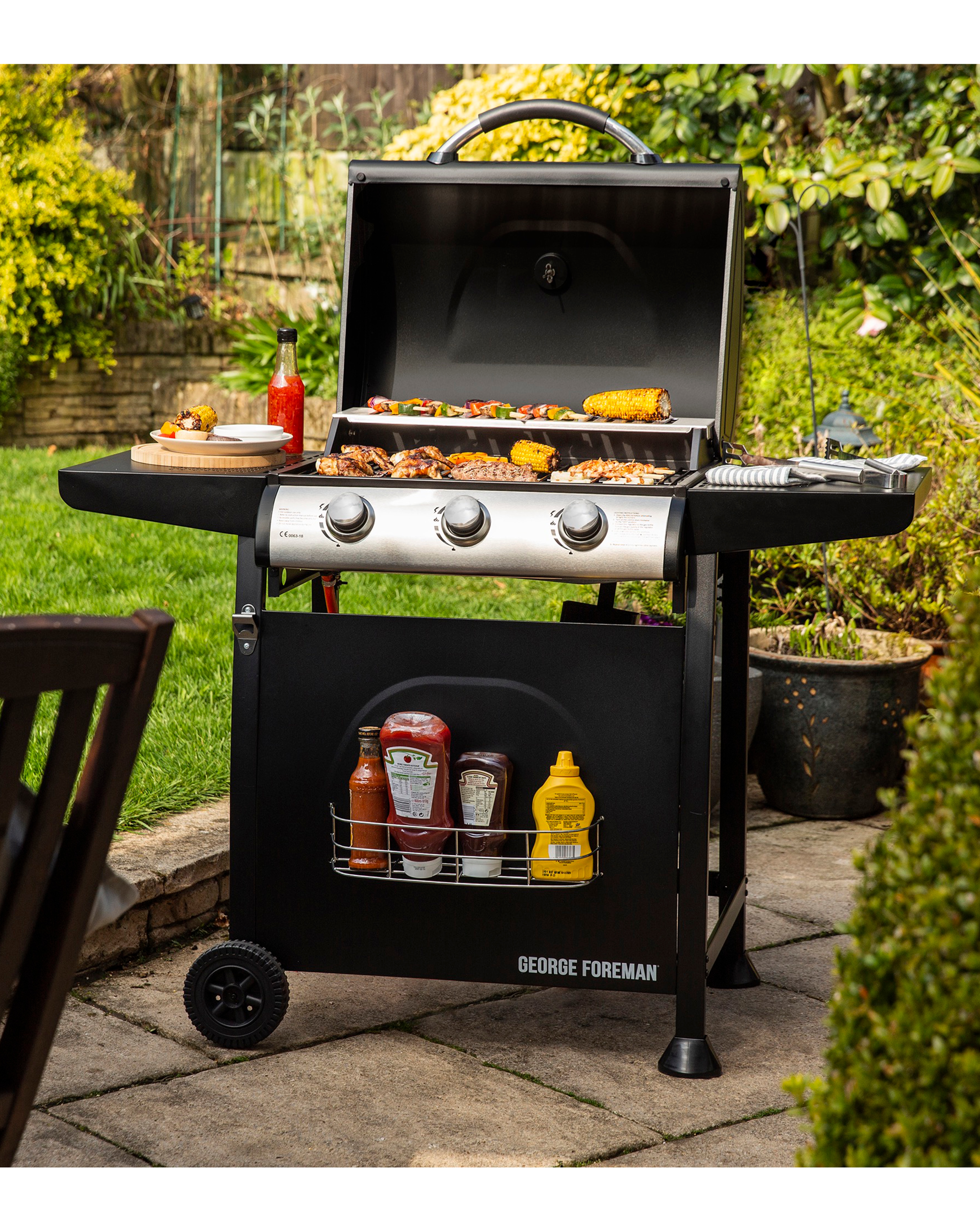 George Foreman 3 Burner Gas BBQ