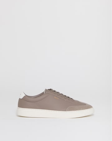 Boss Kieran Leather Trainers - Beige