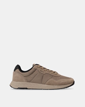 Boss Titanium Runner Trainers - Beige