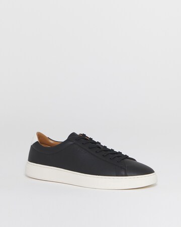Boss Kieran Leather Trainers - Black