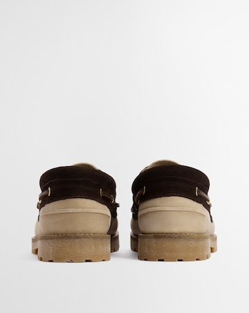 Barbour Deck Boat Shoe - Sand/Brown