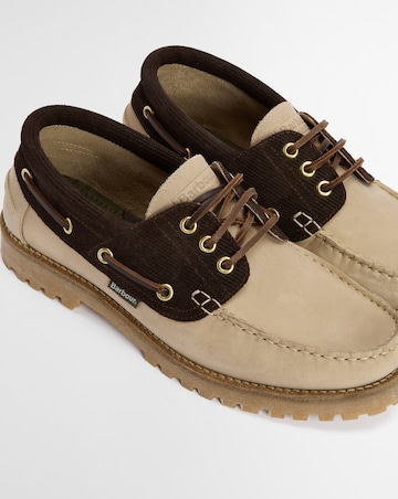 Barbour Deck Boat Shoe - Sand/Brown
