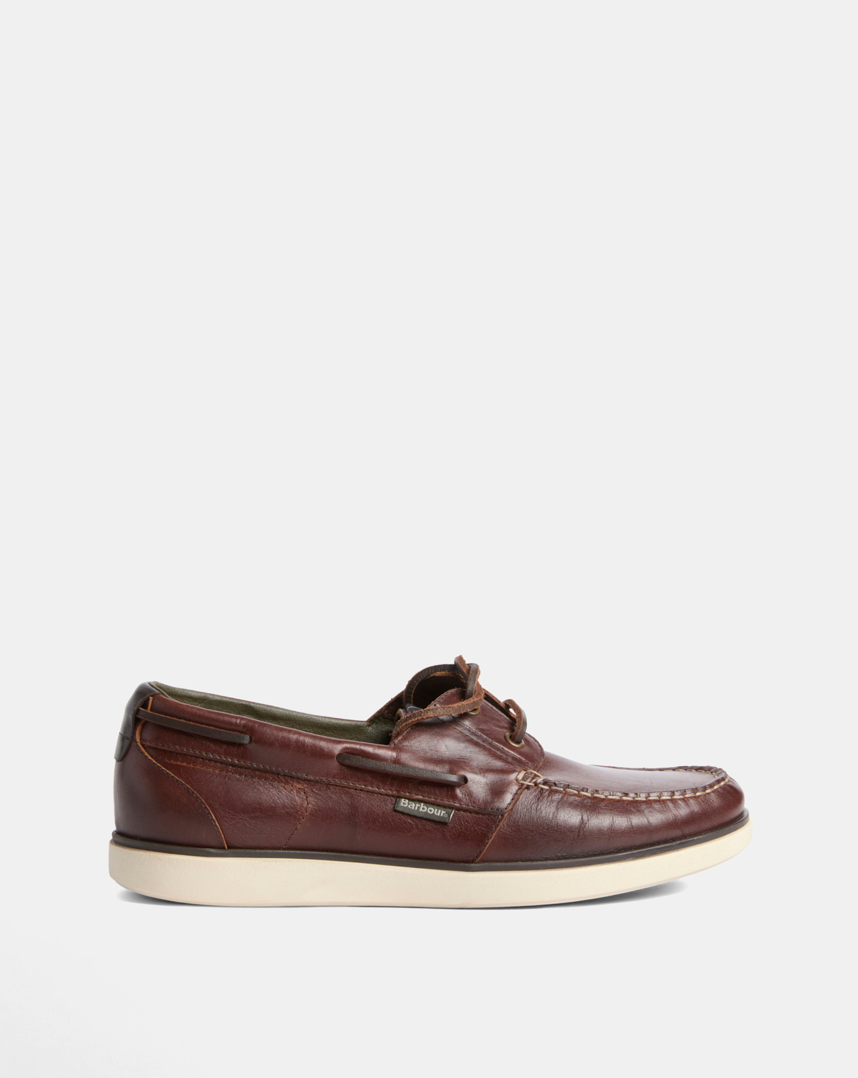 New In - Barbour Rothley Boat Shoe - Dark Brown