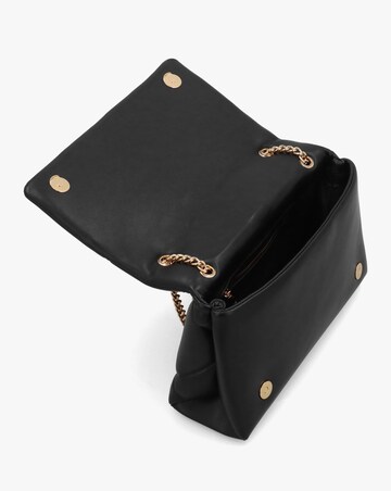 Love Moschino Heart Logo Quilted Pillow Black Shoulder Bag