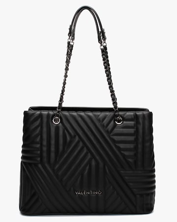 Valentino Bags Signoria Black Quilted Tote Bag