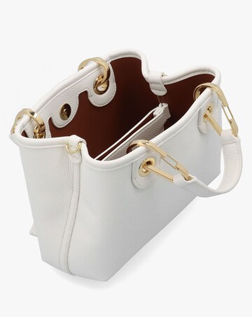 Emporio Armani X Small White Cross-Body Shopper Bag