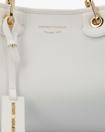 Emporio Armani Myea White Shopper Bag With Pouch