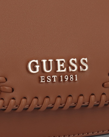 Guess Tatum Convertible Caramel Cross-Body Bag