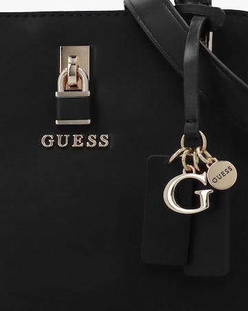 Guess Queensland Luxury Black Satchel Bag