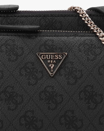 Guess Noelle Double Pouch Coal Logo Cross-Body Bag
