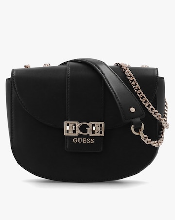 Guess Jane Convertible Black Cross-Body Bag
