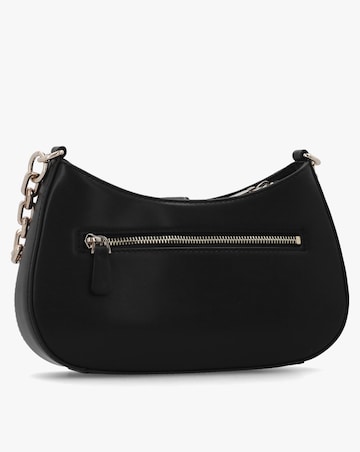 Guess Carrie Top Zip Black Shoulder Bag