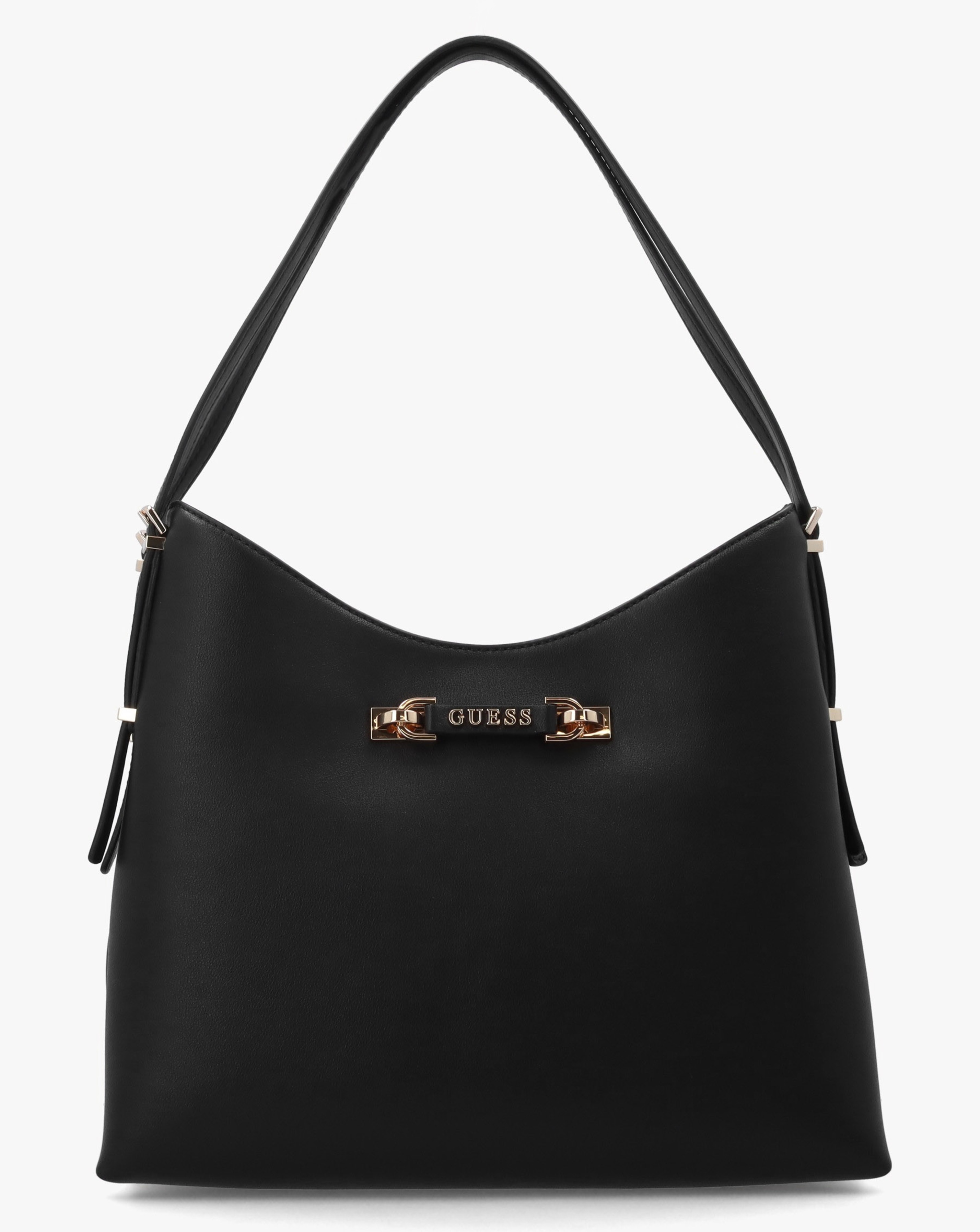 Guess Lefia Large Black Hobo Bag