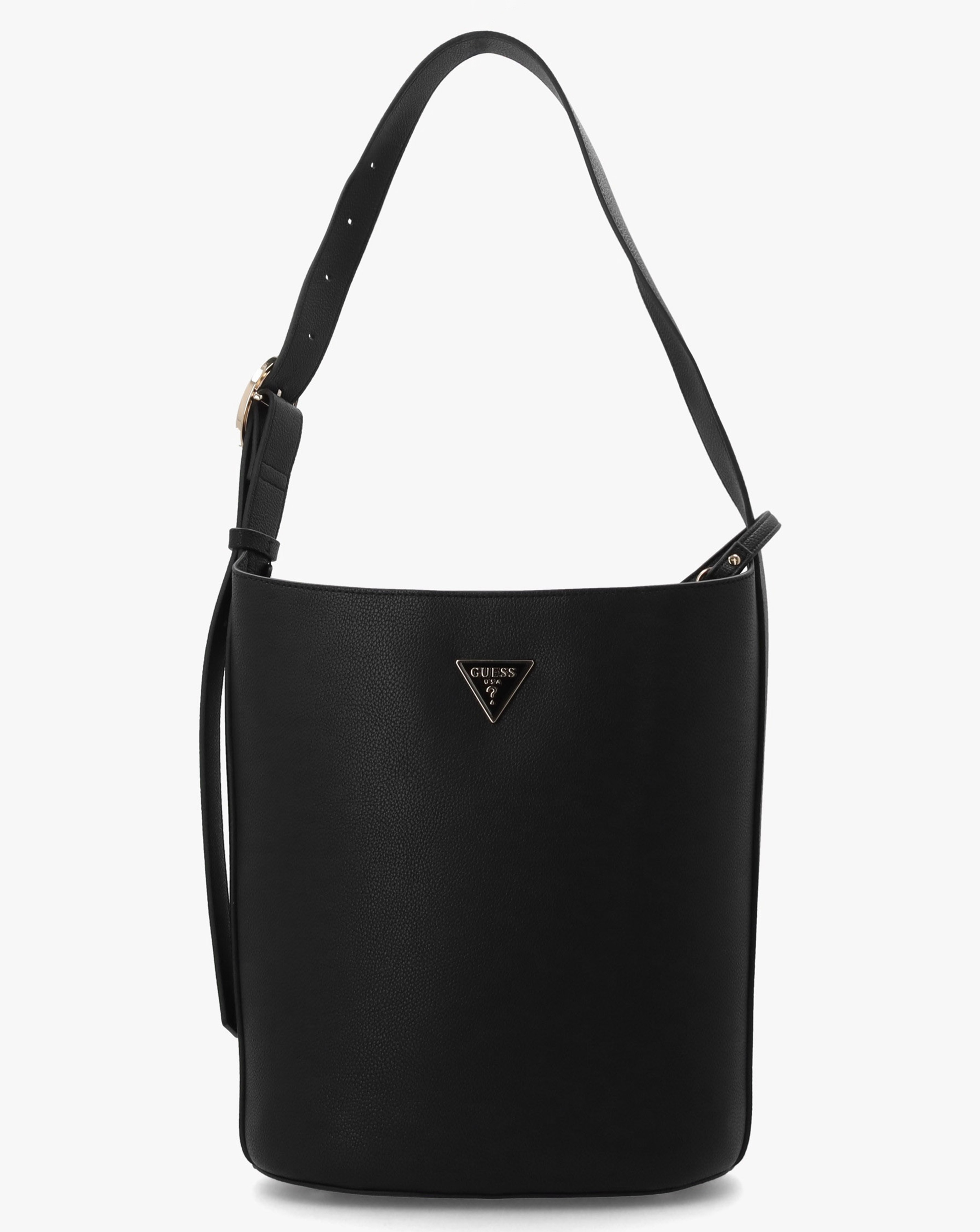 Guess Meridian II Black Bucket Bag