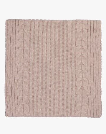 Guess Pink Knitted G Logo Scarf