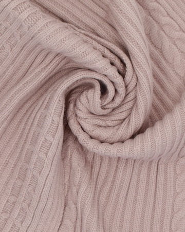 Guess Pink Knitted G Logo Scarf