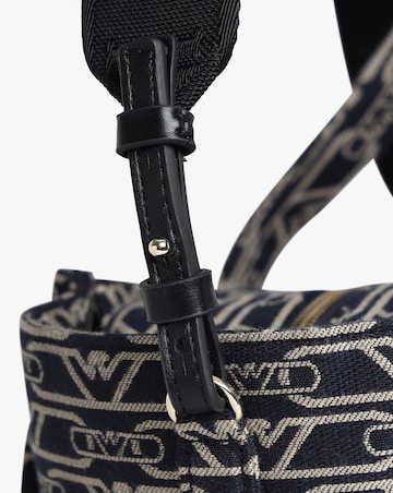 Emporio Armani Canvas Jacquard Denim Tote Bag