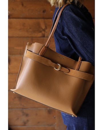 Luella Grey  Connie Camel Laptop Tote