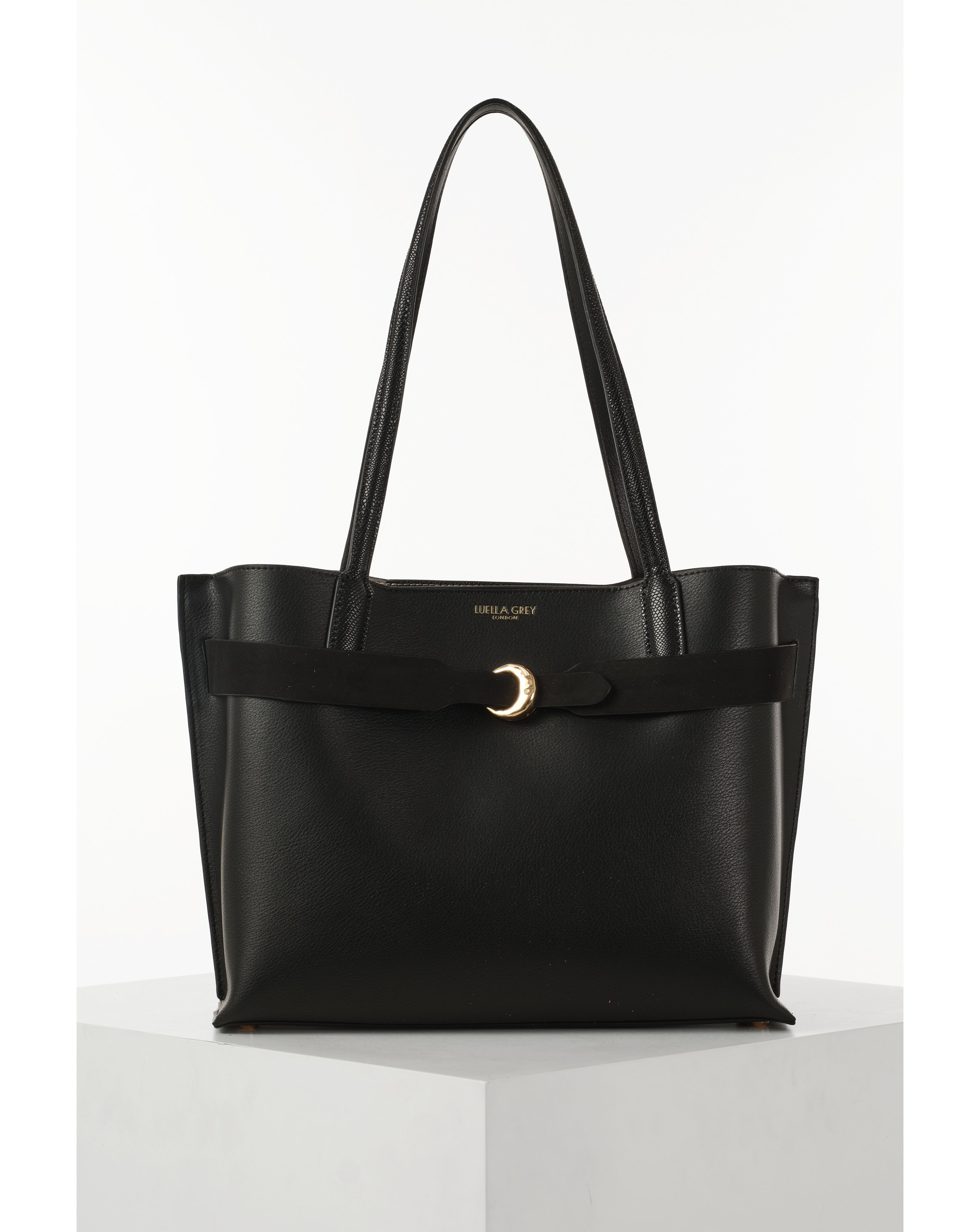 New In - Luella Grey Connie Black Laptop Tote