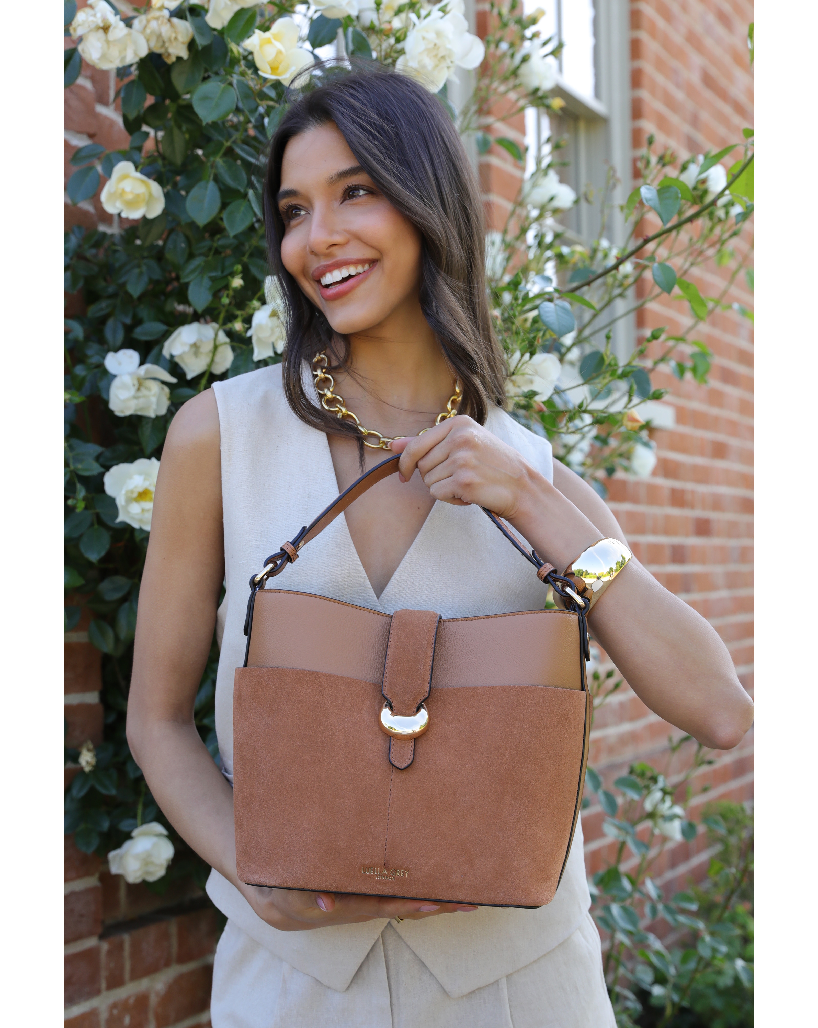 Luella Grey Indra Tan Crossbody