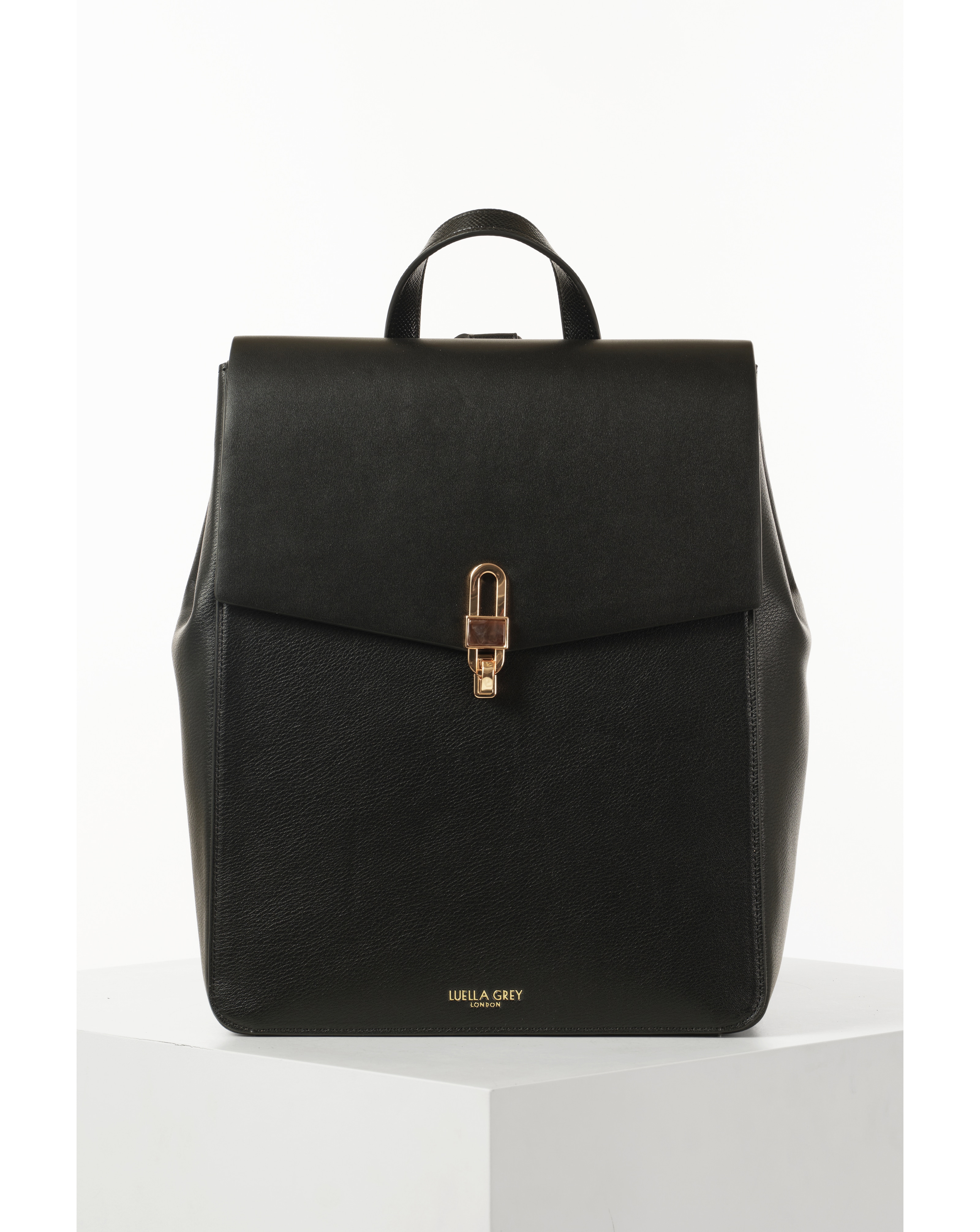 New In - Luella Grey Hilda Black Laptop Rucksack