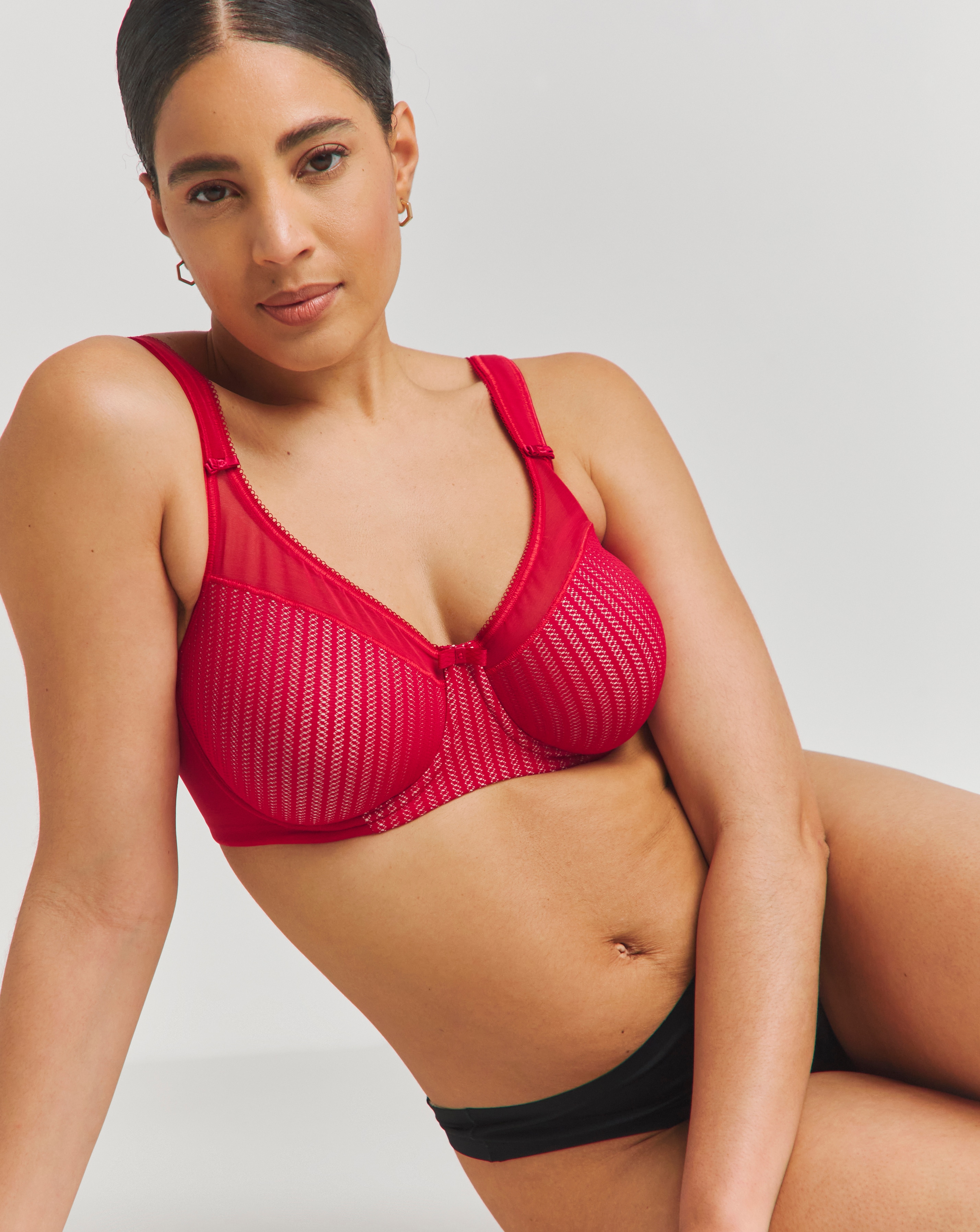 Berlei Beauty Stripe Minimiser Red