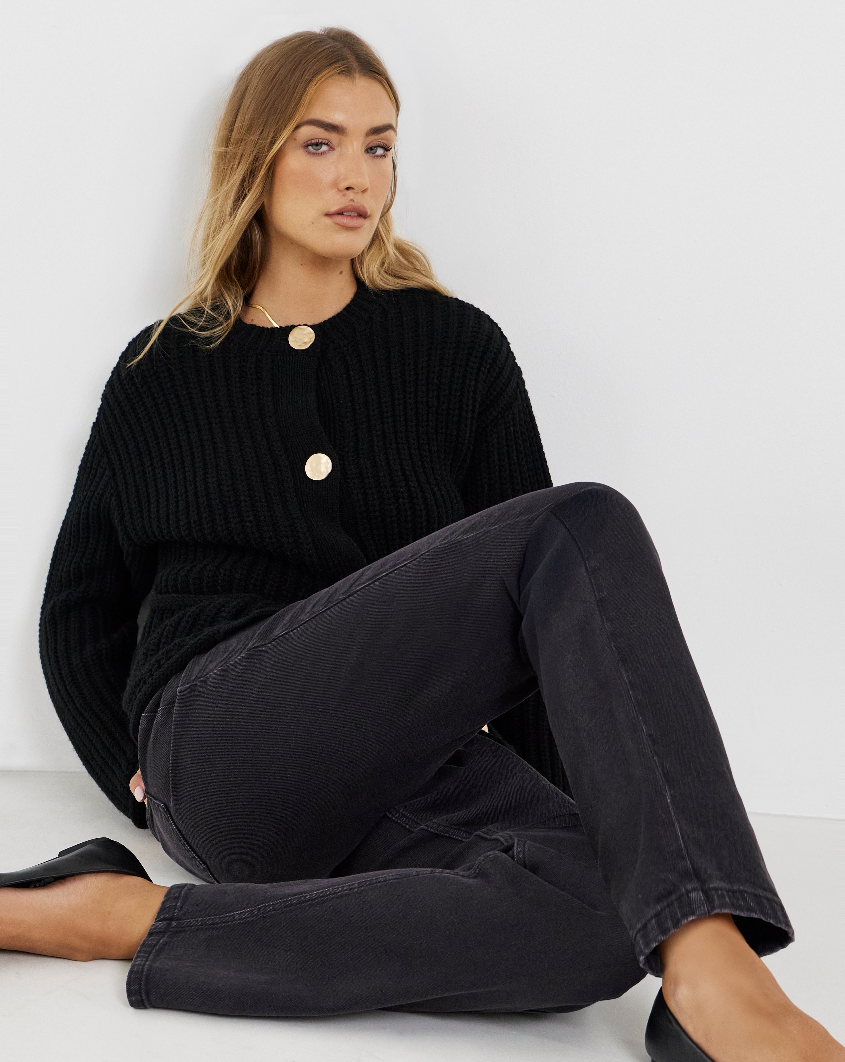 SBE 99 1 Black Straight Jeans