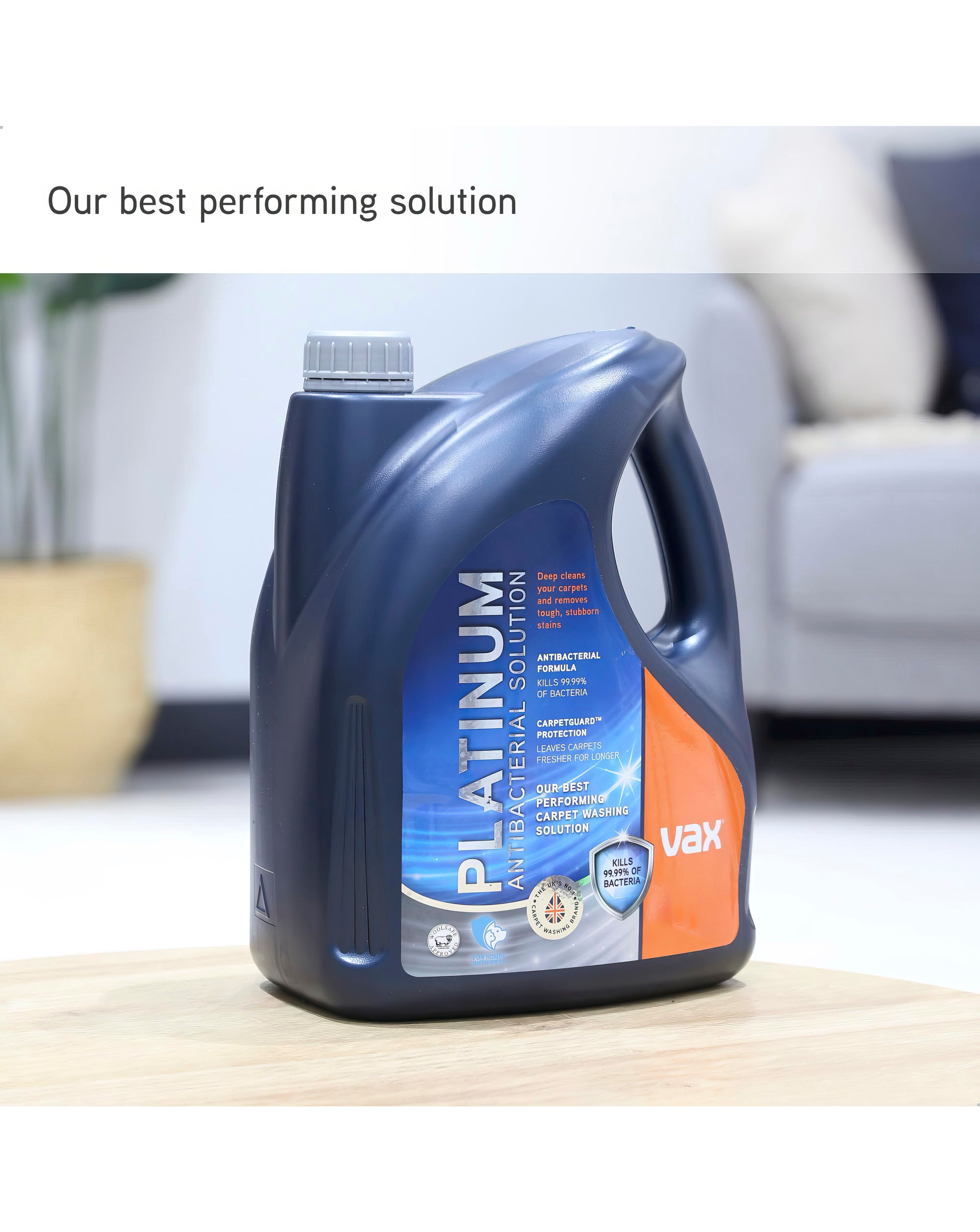 Vax Platinum Carpet Cleaning Solution
