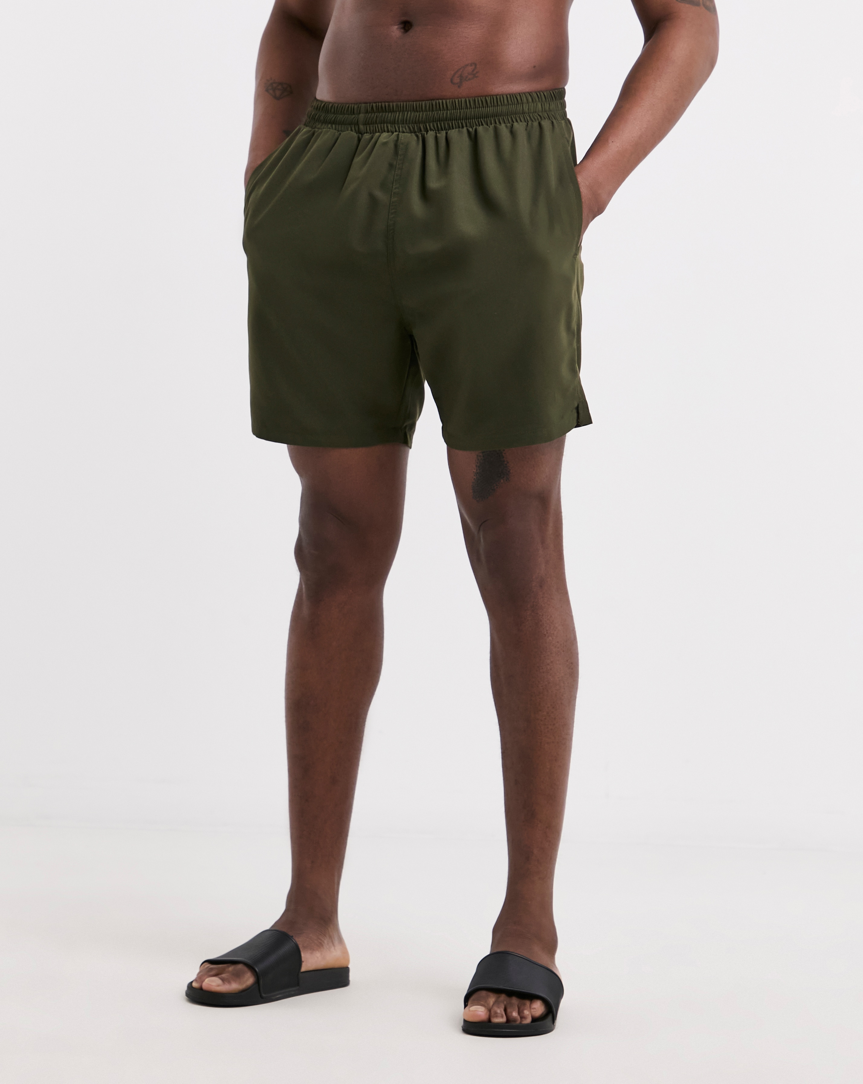 Regular Length Quick Dry Swimshorts
