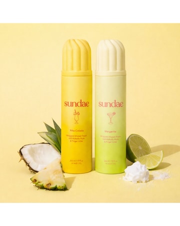 Sundae Margarita & Pina Colada Whipped Shower Foam Gift Set