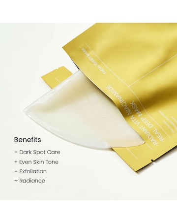 Biodance Radiant Vita Niacinamide Real Deep Mask 4 pcs