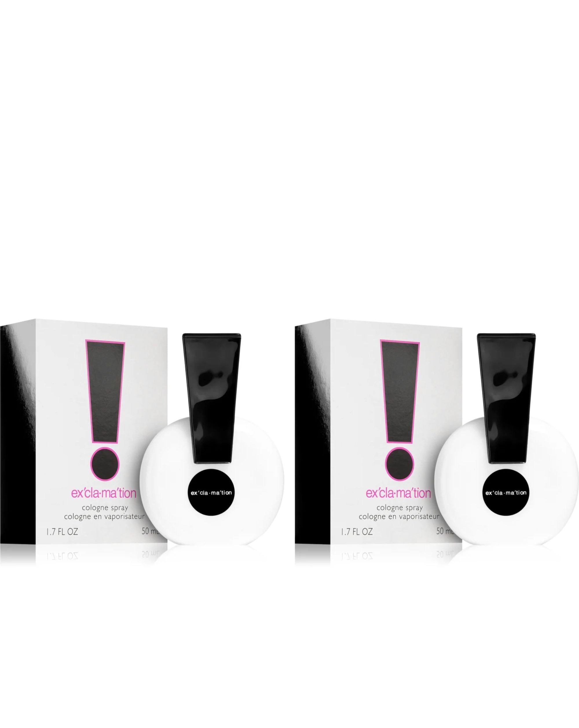 Coty Exclamation Cologne Spray 50ml Duo Pack