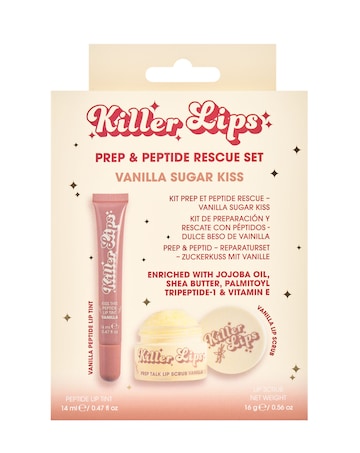 Killer Lips Prep & Peptide Rescue Set - Vanilla Sugar Kiss
