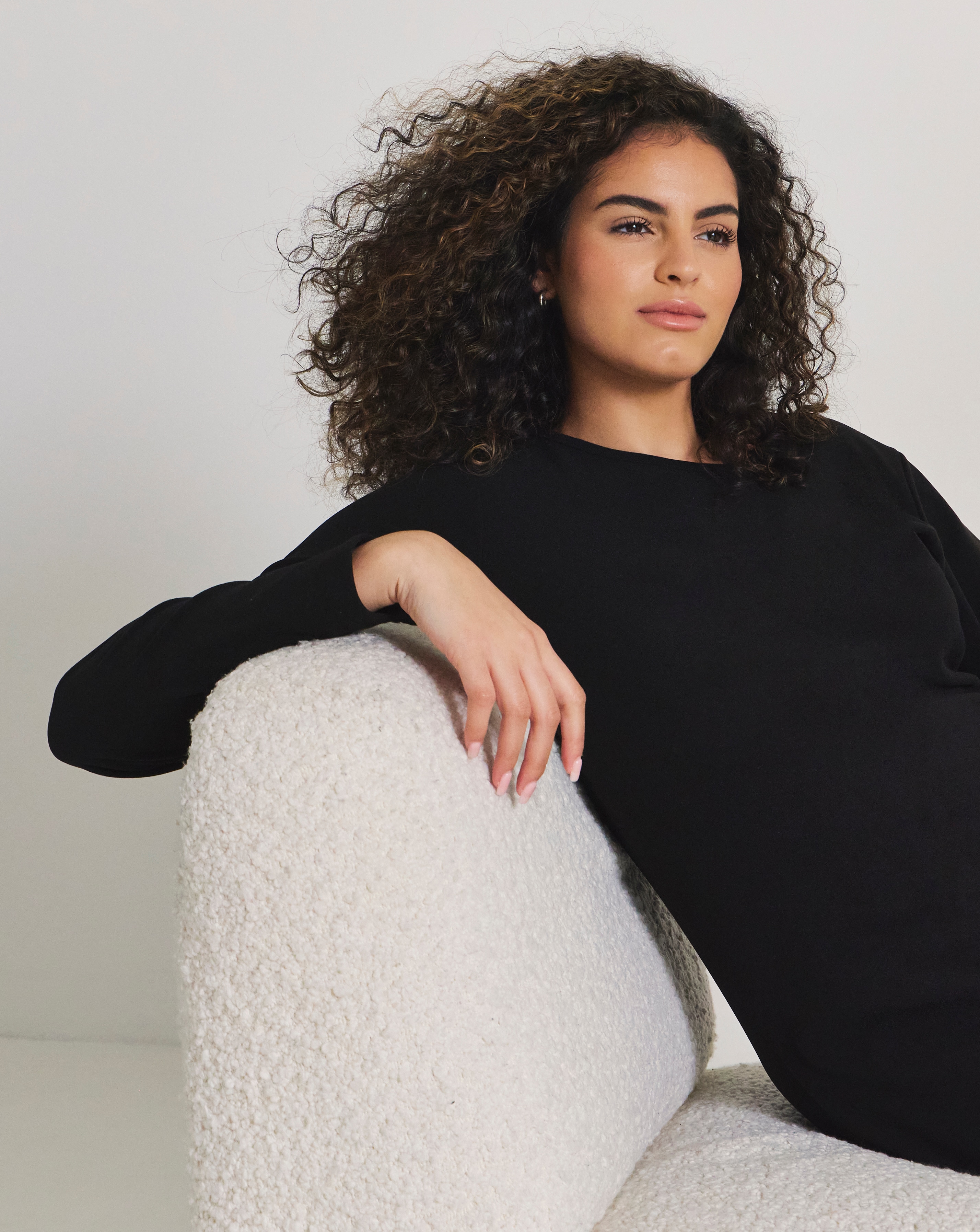 Thermal Brushed Fleece Long Sleeve Top