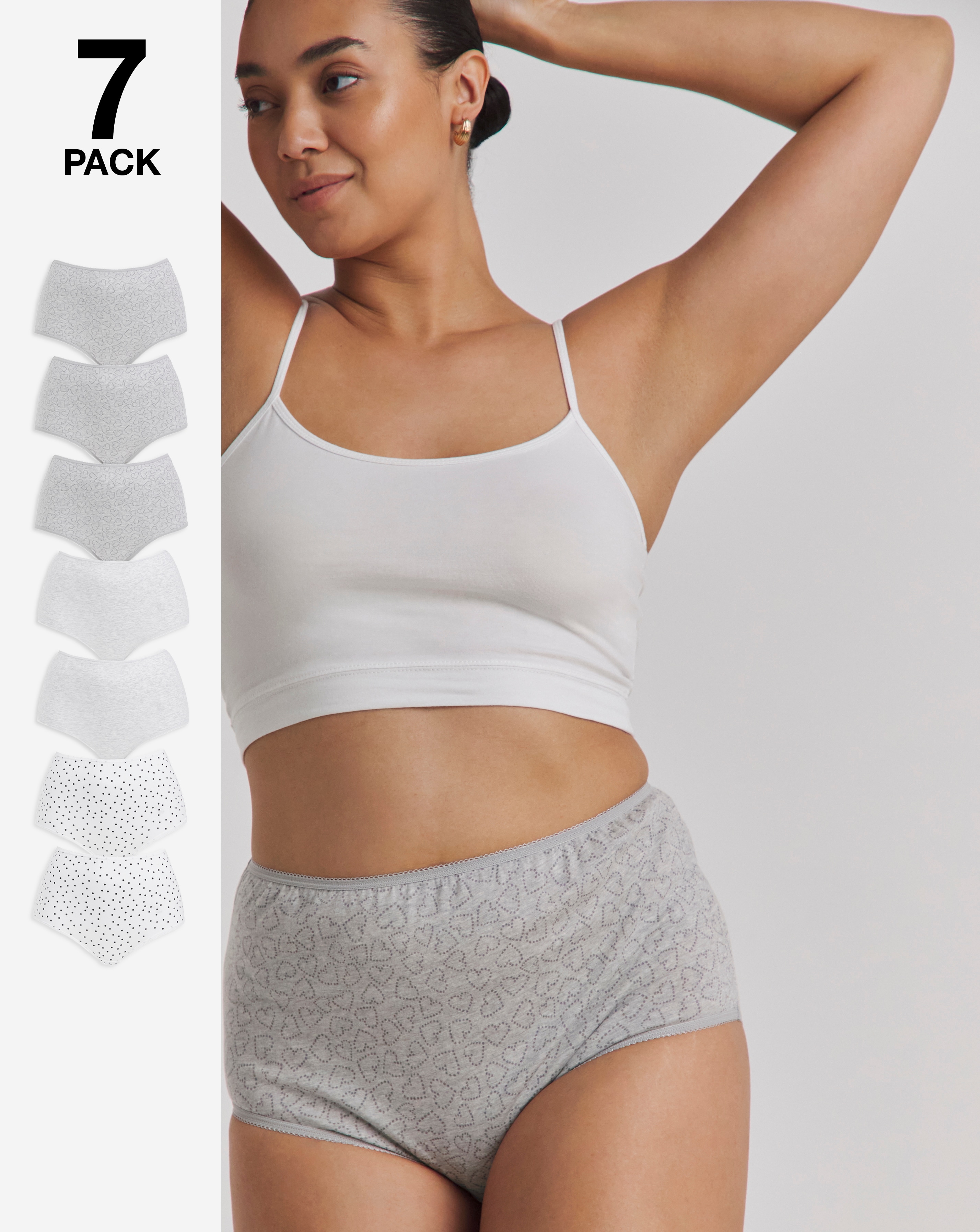 Pretty Secrets 7 Pack Full Fit Brief