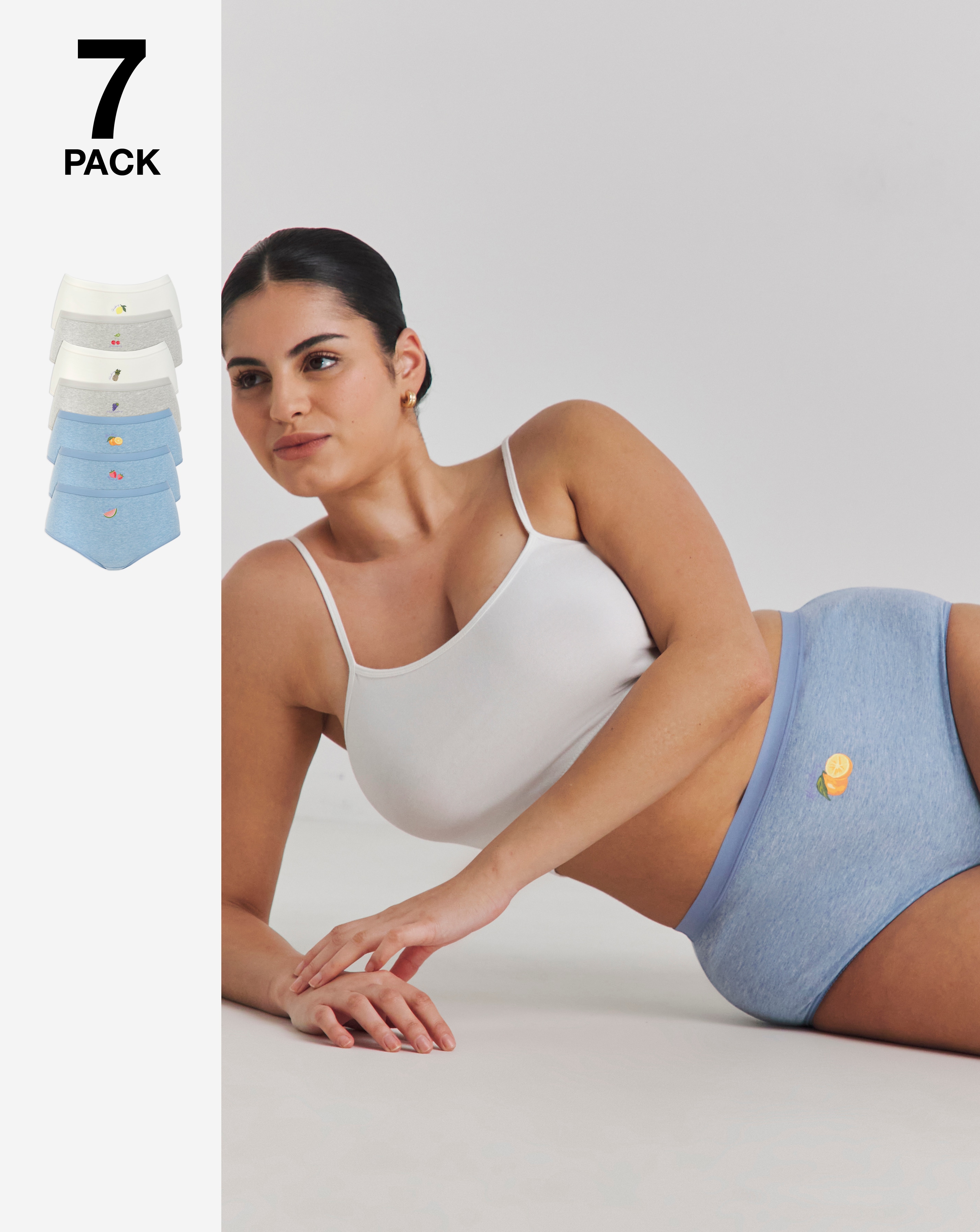 Pretty Secrets 7 Pack Full Fit Knickers