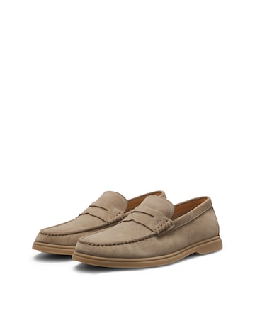 BOSS Suede Loafer - Beige