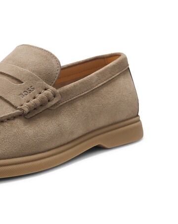 BOSS Suede Loafer - Beige