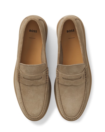 BOSS Suede Loafer - Beige