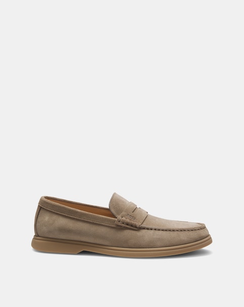 BOSS Suede Loafer - Beige