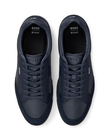 BOSS Nitan Low Top Trainers - Navy