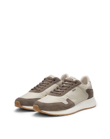 BOSS Vinston Runner Trainers - Beige