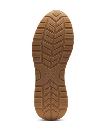 BOSS Vinston Runner Trainers - Beige