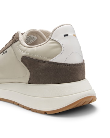 BOSS Vinston Runner Trainers - Beige