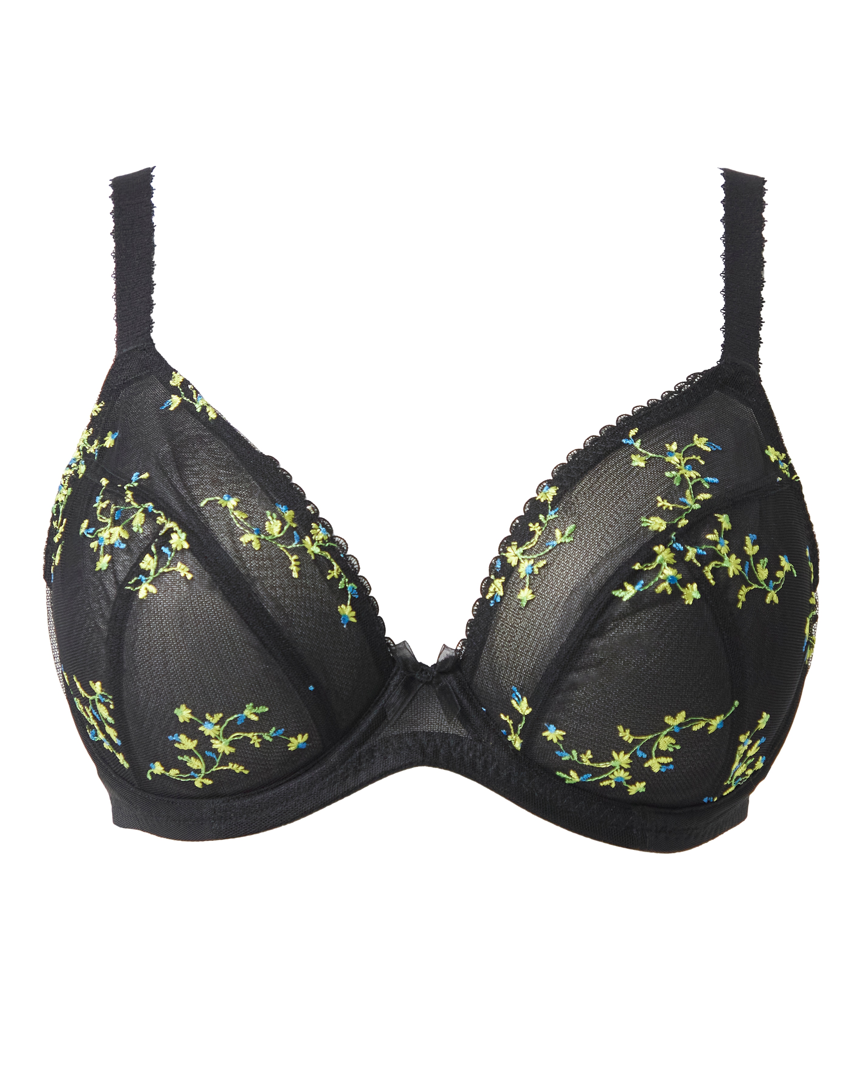 Panache Meadow Plunge Bra Black