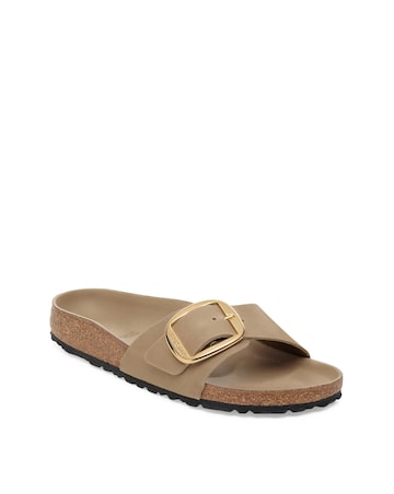 Birkenstock Madrid Tabacco Oiled Leather Big Buckle Sandals - Standard Fit (D)