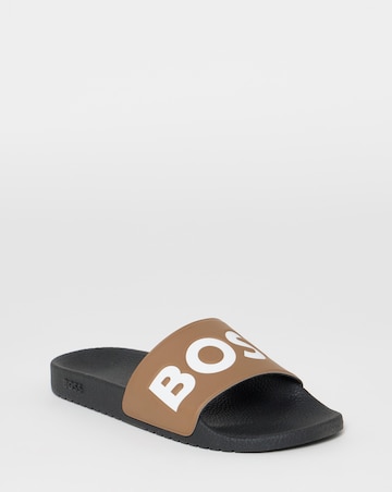 BOSS Aryeh Logo Slide - Beige