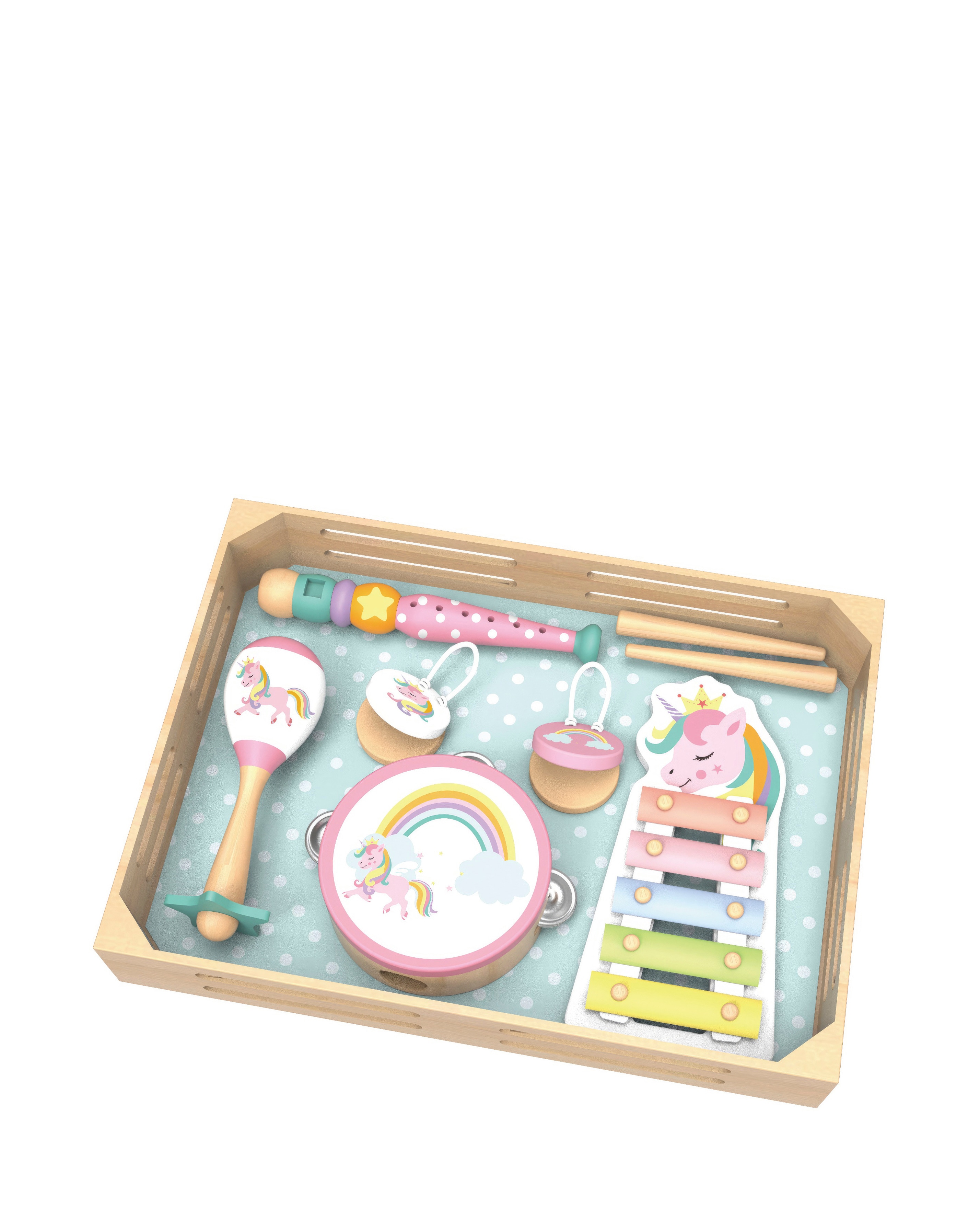 Tooky Toy Musical Instrument Set Unicorn