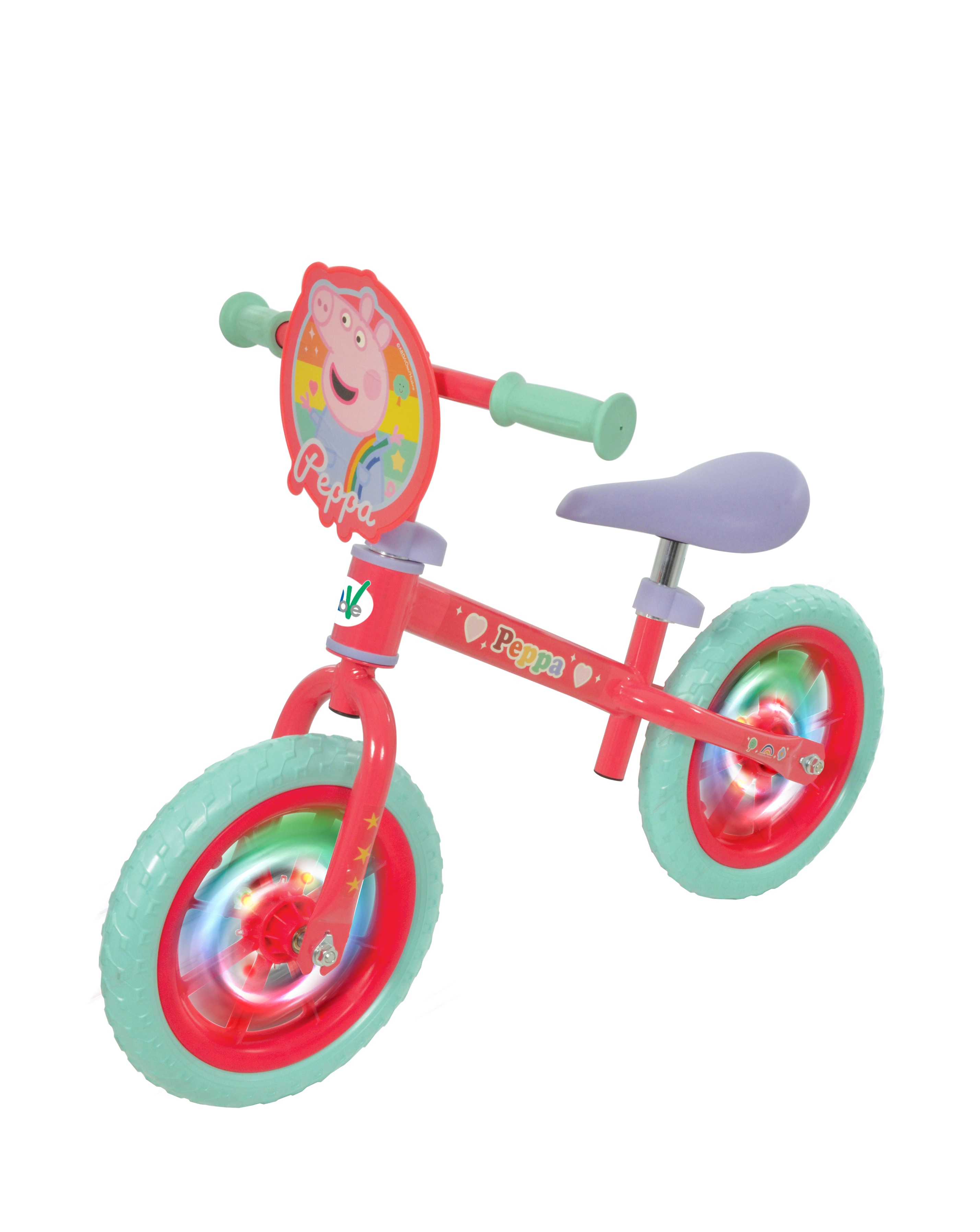 Peppa Pig 12 Inch Balance Bike with Ligh